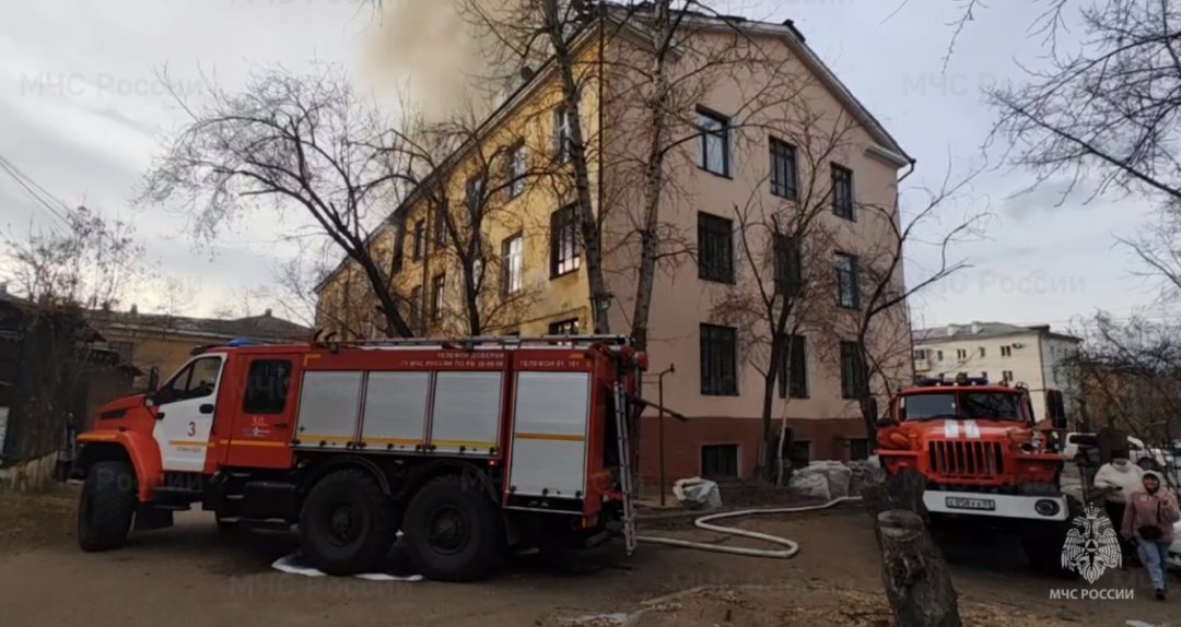 Загорание Республиканского аналитического центра